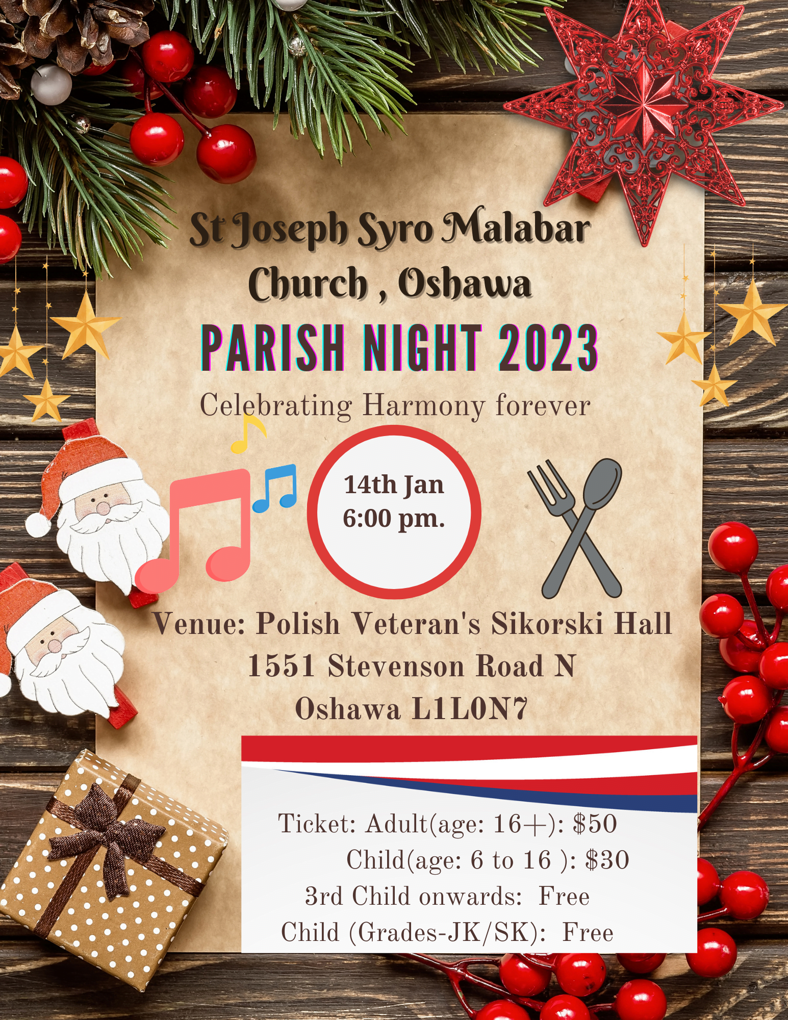 Parish Night Poster